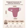 image:imageYoofoss Baby Swaddles for Newborns 100 Organic Cotton Adjustable Swaddle 03 Months 2 Zippers Newborn Swaddle Sack Breathable Soft DurablePurple  Pink Cherry Blossoms