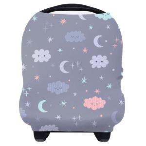 image:imageYoofoss Nursing Cover Breastfeeding Scarf  Baby Car Seat Covers Infant Stroller Cover Strechy Carseat Canopy for Boys and Girls