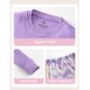image:imageYoofoss Toddler Pajamas 100 Organic Cotton Girls Boys Pajamas for Kids 4 Piece Snug Fit Long amp Short Sleeves Pjs SetFlamingosbutterflies