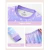 image:imageYoofoss Toddler Pajamas 100 Organic Cotton Girls Boys Pajamas for Kids 4 Piece Snug Fit Long amp Short Sleeves Pjs SetPurple Moon