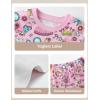 image:imageYoofoss Toddler Pajamas Organic Cotton Baby Girl Pajamas Summer Short Sleeve Kids Clothes Snug Fit Pjs 2 Piece CastleShortpink Castle