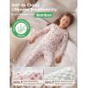 image:imageYoofoss Toddler Pajamas Rayon Made from Bamboo 4 Piece Long Sleeve Pajama Set Kids Pajamas Boys Girls Snug Fit Pjs SetPink Bow  Cherry Blossom