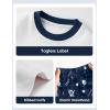 image:imageYoofoss Toddler Pajamas Organic Cotton Baby Girl Boy Pajamas Summer Short Sleeve Kids Clothes Snug Fit Pjs Set 2 PieceShortblue Rocket