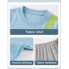 image:imageYoofoss Toddler Pajamas Organic Cotton Baby Girl Boy Pajamas Summer Short Sleeve Kids Clothes Snug Fit Pjs Set 2 PieceShortbluegrey Dinosaur