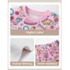 image:imageYoofoss Toddler Pajamas Organic Cotton Baby Girl Boy Pajamas Summer Short Sleeve Kids Clothes Snug Fit Pjs Set 2 PieceShortpink Castle