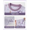 image:imageYoofoss Toddler Pajamas Organic Cotton Baby Girl Boy Pajamas Summer Short Sleeve Kids Clothes Snug Fit Pjs Set 2 PieceShortpurple Unicorn