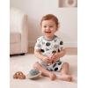 image:imageYoofoss Toddler Pajamas Organic Cotton Baby Girl Boy Pajamas Summer Short Sleeve Kids Clothes Snug Fit Pjs Set 2 PieceShortwhitegreen Planet