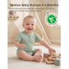 image:imageYoofoss Baby Boy and Girl Romper Rayon Made from Bamboo Short Sleeve Newborn Summer Clothes 2Way ZipperSoft BreathbaleApricot  Green