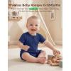 image:imageYoofoss Baby Boy and Girl Romper Rayon Made from Bamboo Short Sleeve Newborn Summer Clothes 2Way ZipperSoft BreathbaleBlue  Grey  Dark Blue