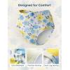 image:imageYoofoss Girls Underwear 100 Organic Cotton Soft Toddler Kids Underwear Tagfree Comfort Girls Panties 6Pack Size 2T10YBlue Flowers