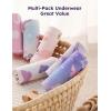 image:imageYoofoss Girls Underwear 100 Organic Cotton Soft Toddler Kids Underwear Tagfree Comfort Girls Panties 6Pack Size 2T10YPurple Butterfly