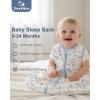 image:imageYoofoss Baby Sleep Sack 2436 Months Wearable Blanket for Babies 100 Organic Cotton 2Way Zipper TOG 05 Toddler Sleeping Sack 3 Pack Sleep Sacks05 Togblue Grid  Lemon