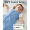 image:imageYoofoss Baby Sleep Sack 2436 Months Wearable Blanket for Babies 100 Organic Cotton 2Way Zipper TOG 05 Toddler Sleeping Sack 3 Pack Sleep Sacks05 Togblue Grid  Lemon