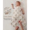 image:imageYoofoss Baby Sleep Sack 2436 Months Wearable Blanket for Babies 100 Organic Cotton 2Way Zipper TOG 05 Toddler Sleeping Sack 3 Pack Sleep Sacks05 Togbrown Striped  Teddy Bear