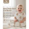 image:imageYoofoss Baby Sleep Sack 2436 Months Wearable Blanket for Babies 100 Organic Cotton 2Way Zipper TOG 05 Toddler Sleeping Sack 3 Pack Sleep Sacks05 Togbrown Striped  Teddy Bear