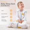 image:imageYoofoss Baby Sleep Sack 2436 Months Wearable Blanket for Babies 100 Organic Cotton 2Way Zipper TOG 05 Toddler Sleeping Sack 3 Pack Sleep Sacks05 Togorange Dinosaur