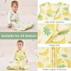 image:imageYoofoss Baby Sleep Sack 2436 Months Wearable Blanket for Babies 100 Organic Cotton 2Way Zipper TOG 05 Toddler Sleeping Sack 3 Pack Sleep Sacks05 Togyellow Bananas and Whales