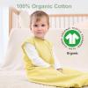 image:imageYoofoss Baby Sleep Sack 2436 Months Wearable Blanket for Babies 100 Organic Cotton 2Way Zipper TOG 05 Toddler Sleeping Sack 3 Pack Sleep Sacks05 Togyellow Bananas and Whales