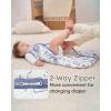 image:imageYoofoss Baby Sleep Sack 2436 Months Wearable Blanket for Babies 100 Organic Cotton 2Way Zipper TOG 05 Toddler Sleeping Sack 3 Pack Sleep Sacks15 Togblue Elephant