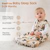 image:imageYoofoss Baby Sleep Sack 2436 Months Wearable Blanket for Babies 100 Organic Cotton 2Way Zipper TOG 05 Toddler Sleeping Sack 3 Pack Sleep Sacks15 Togbrown Excavator