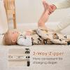 image:imageYoofoss Baby Sleep Sack 2436 Months Wearable Blanket for Babies 100 Organic Cotton 2Way Zipper TOG 05 Toddler Sleeping Sack 3 Pack Sleep Sacks15 Togbrown Excavator