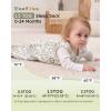 image:imageYoofoss Baby Sleep Sack 2436 Months Wearable Blanket for Babies 100 Organic Cotton 2Way Zipper TOG 05 Toddler Sleeping Sack 3 Pack Sleep Sacks15 Toggrey Coffee Leaves