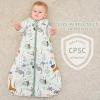 image:imageYoofoss Baby Sleep Sack 2436 Months Wearable Blanket for Babies 100 Organic Cotton 2Way Zipper TOG 05 Toddler Sleeping Sack 3 Pack Sleep Sacks25 Toggiraffe