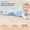 image:imageYoofoss Baby Sleep Sack 2436 Months Wearable Blanket for Babies 100 Organic Cotton 2Way Zipper TOG 05 Toddler Sleeping Sack 3 Pack Sleep Sacks25 Toghippocampus