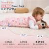 image:imageYoofoss Baby Sleep Sack 2436 Months Wearable Blanket for Babies 100 Organic Cotton 2Way Zipper TOG 05 Toddler Sleeping Sack 3 Pack Sleep Sacks25 Togpink Unicorn