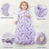 image:imageYoofoss Baby Sleep Sack 2436 Months Wearable Blanket for Babies 100 Organic Cotton 2Way Zipper TOG 05 Toddler Sleeping Sack 3 Pack Sleep Sacks25 Togpurple Unicorn