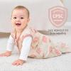 image:imageYoofoss Baby Sleep Sack 2436 Months Wearable Blanket for Babies 100 Organic Cotton 2Way Zipper TOG 05 Toddler Sleeping Sack 3 Pack Sleep SacksApricotpinkelephant