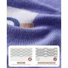 image:imageYoofoss Baby Sleep Sack 2436 Months Wearable Blanket for Babies 100 Organic Cotton 2Way Zipper TOG 05 Toddler Sleeping Sack 3 Pack Sleep SacksBlueorangewhite