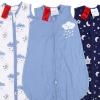 image:imageYoofoss Baby Sleep Sack 2436 Months Wearable Blanket for Babies 100 Organic Cotton 2Way Zipper TOG 05 Toddler Sleeping Sack 3 Pack Sleep SacksCloud