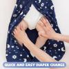 image:imageYoofoss Baby Sleep Sack 2436 Months Wearable Blanket for Babies 100 Organic Cotton 2Way Zipper TOG 05 Toddler Sleeping Sack 3 Pack Sleep SacksCloud