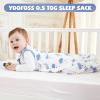 image:imageYoofoss Baby Sleep Sack 2436 Months Wearable Blanket for Babies 100 Organic Cotton 2Way Zipper TOG 05 Toddler Sleeping Sack 3 Pack Sleep SacksCloud