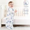 image:imageYoofoss Baby Sleep Sack 2436 Months Wearable Blanket for Babies 100 Organic Cotton 2Way Zipper TOG 05 Toddler Sleeping Sack 3 Pack Sleep SacksCloud