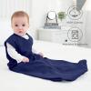 image:imageYoofoss Baby Sleep Sack 2436 Months Wearable Blanket for Babies 100 Organic Cotton 2Way Zipper TOG 05 Toddler Sleeping Sack 3 Pack Sleep SacksCyanbluegrey