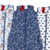 image:imageYoofoss Baby Sleep Sack 2436 Months Wearable Blanket for Babies 100 Organic Cotton 2Way Zipper TOG 05 Toddler Sleeping Sack 3 Pack Sleep SacksDinosaur