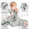 image:imageYoofoss Baby Sleep Sack 2436 Months Wearable Blanket for Babies 100 Organic Cotton 2Way Zipper TOG 05 Toddler Sleeping Sack 3 Pack Sleep SacksGreenfoxgray