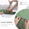 image:imageYoofoss Baby Sleep Sack 2436 Months Wearable Blanket for Babies 100 Organic Cotton 2Way Zipper TOG 05 Toddler Sleeping Sack 3 Pack Sleep SacksGreenfoxgray