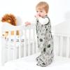 image:imageYoofoss Baby Sleep Sack 2436 Months Wearable Blanket for Babies 100 Organic Cotton 2Way Zipper TOG 05 Toddler Sleeping Sack 3 Pack Sleep SacksGreenfoxgray
