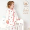 image:imageYoofoss Baby Sleep Sack 2436 Months Wearable Blanket for Babies 100 Organic Cotton 2Way Zipper TOG 05 Toddler Sleeping Sack 3 Pack Sleep SacksPink  Heart  Butterfly