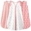 image:imageYoofoss Baby Sleep Sack 2436 Months Wearable Blanket for Babies 100 Organic Cotton 2Way Zipper TOG 05 Toddler Sleeping Sack 3 Pack Sleep SacksPink Arrow
