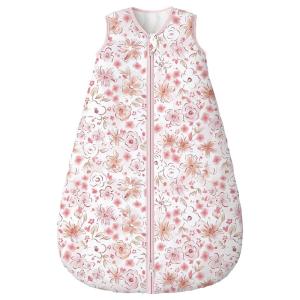 image:imageYoofoss Baby Sleep Sack 2436 Months Wearable Blanket for Babies 100 Organic Cotton 2Way Zipper TOG 05 Toddler Sleeping Sack 3 Pack Sleep Sacks15 Togpink Cherry Blossoms
