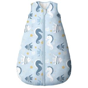 image:imageYoofoss Baby Sleep Sack 2436 Months Wearable Blanket for Babies 100 Organic Cotton 2Way Zipper TOG 05 Toddler Sleeping Sack 3 Pack Sleep Sacks25 Toghippocampus