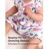 image:imageYoofoss Baby Girl Romper 100 Organic Cotton Newborn Summer Clothes Short Sleeve Baby Outfit Soft and BreathbalePurple Unicornpink Butterfly