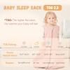 image:imageYoofoss Baby Sleep Sack 1218 Months TOG 10 Baby Wearable Blanket 2 Pack 100 Organic Cotton Infant Toddler Sleeping Sack 2Way Zipper Lightweight Sleep SackPink