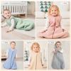 image:imageYoofoss Baby Sleep Sack 1218 Months TOG 10 Baby Wearable Blanket 2 Pack 100 Organic Cotton Infant Toddler Sleeping Sack 2Way Zipper Lightweight Sleep SackPink