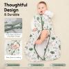 image:imageYoofoss Baby Sleep Sack 1218 Months TOG 10 Baby Wearable Blanket 2 Pack 100 Organic Cotton Infant Toddler Sleeping Sack 2Way Zipper Lightweight Sleep Sack10 Toggreenfox