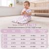 image:imageYoofoss Baby Sleep Sack 1218 Months TOG 10 Baby Wearable Blanket 2 Pack 100 Organic Cotton Infant Toddler Sleeping Sack 2Way Zipper Lightweight Sleep SackPurple Butterfly